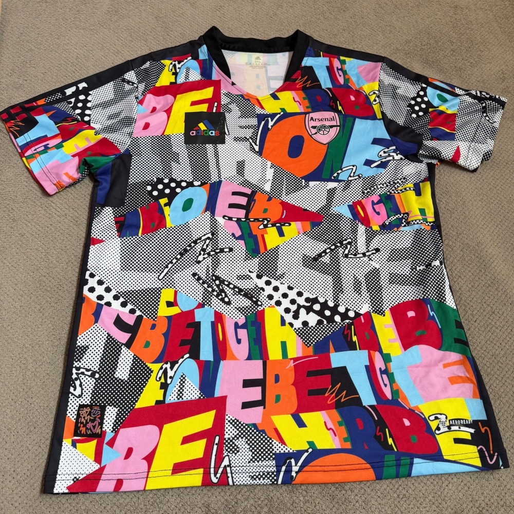 Adidas Arsenal FC Love Unites Pre-Match Jersey 2022 2023 Multicolor HS5812 2XL